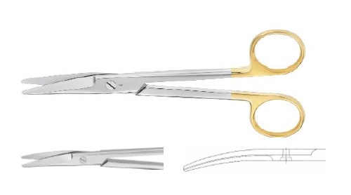 TC МАЙО НОЖИЦІ ВИГНУТІ 170MM